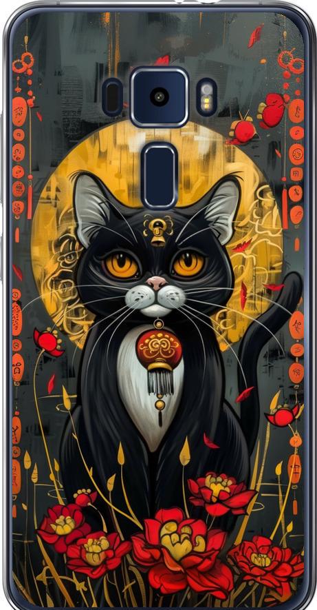 Чехол на Asus Zenfone 3 ZE520KL China Cat (6134u-449-42517)
