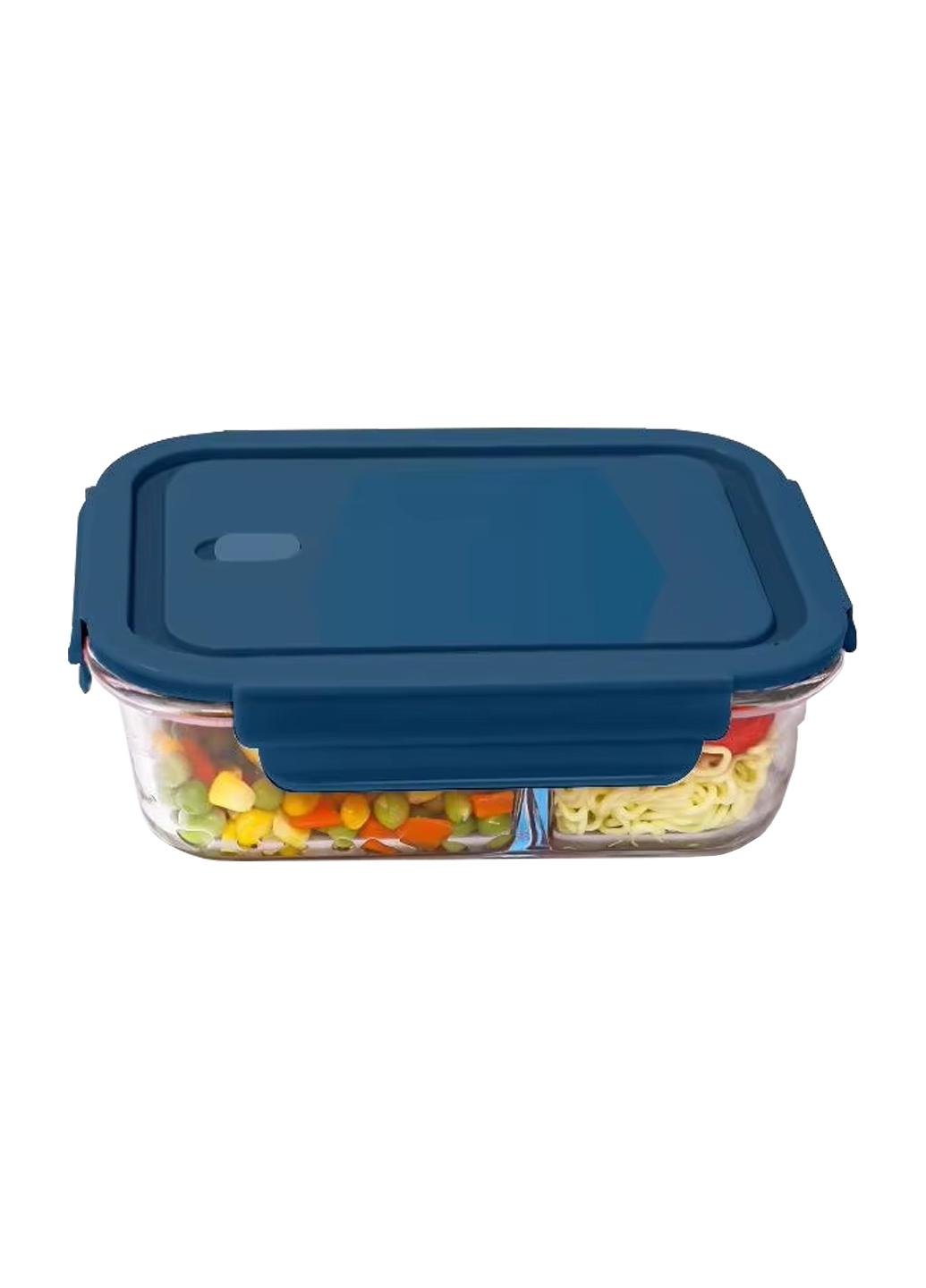 Ланч-бокс скляний Yolco Glass Lock 20213 на дві секції з кришкою 1040 мл