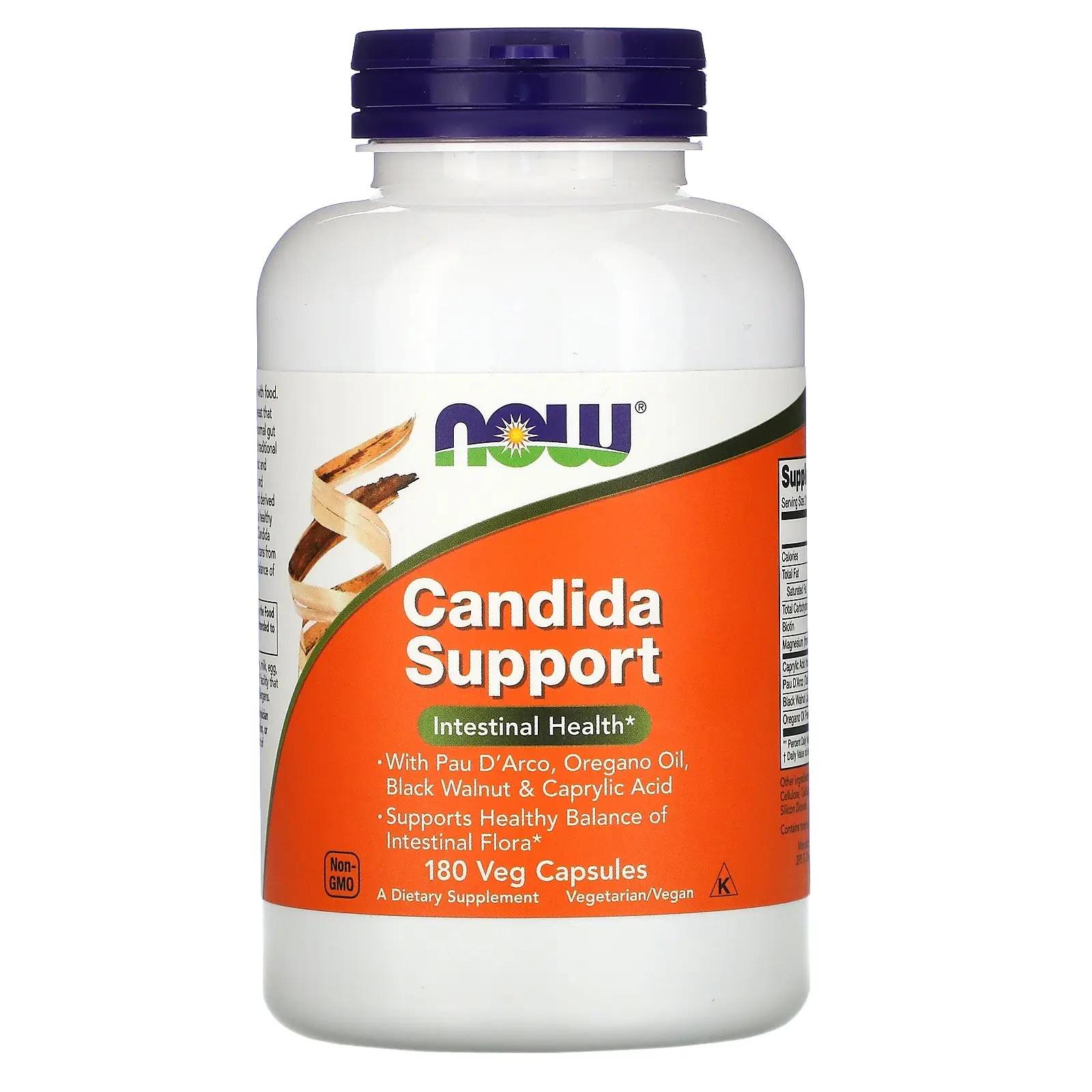 Протигрибковий препарат NOW Foods Candida Support 180 Veg Caps