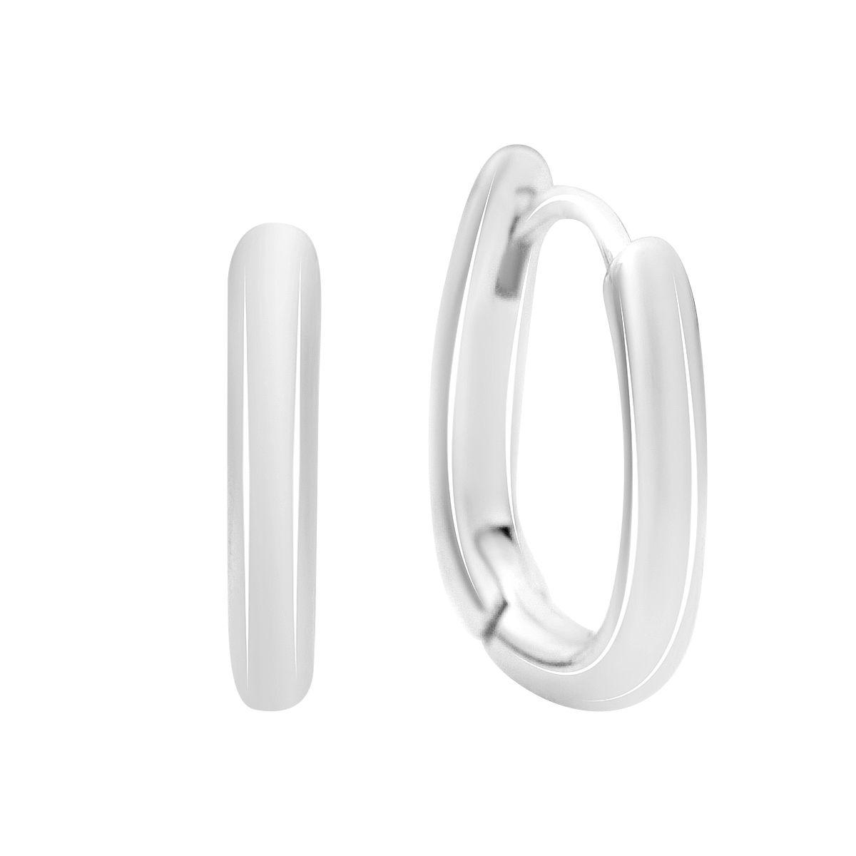 Серебряные серьги без камней (2142348)