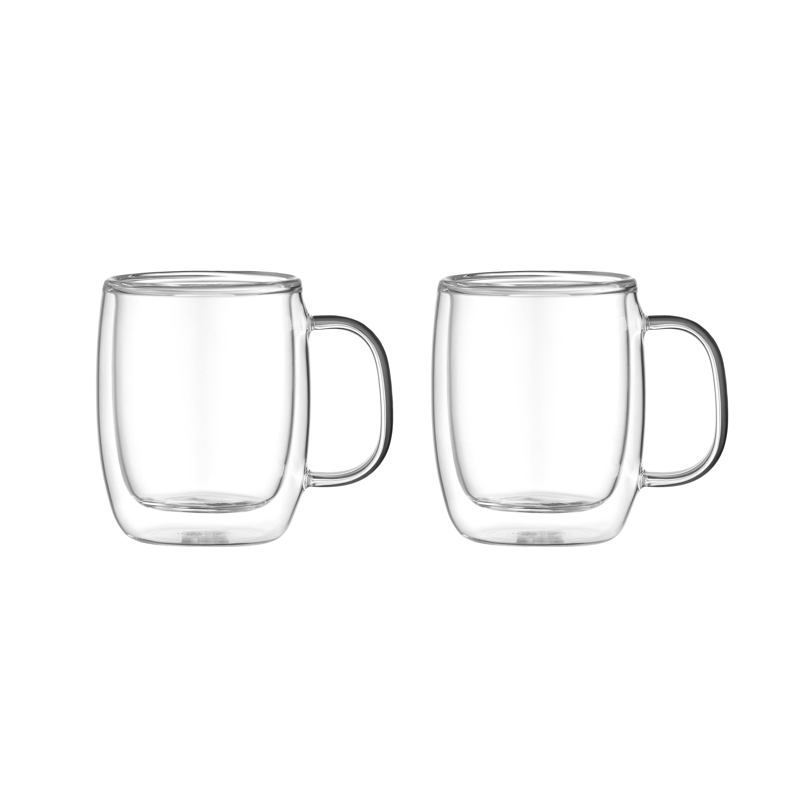 Набор чашек с двойными стенками Ardesto AR2625BH 250 мл 2 шт. Прозрачный (2c6df2c2)