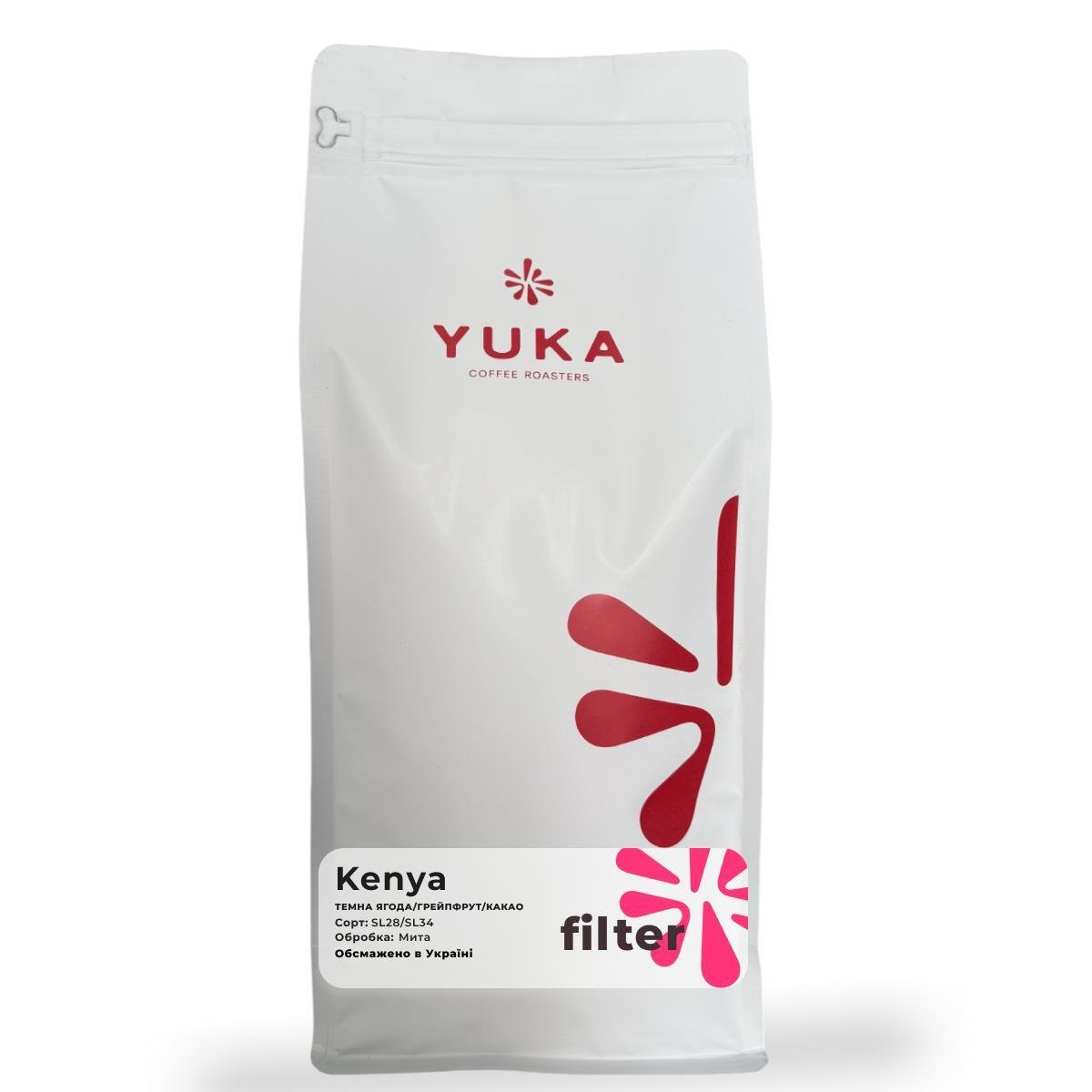 Кофе в зернах Yuka Coffee Roastery Кения 1 кг (000042)