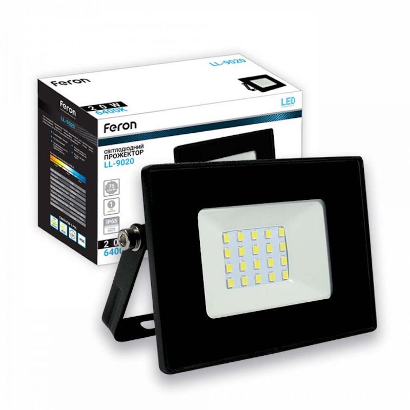 Прожектор светодиодный Feron LL-9020 20W 1500 Lm 6400K (27803226)