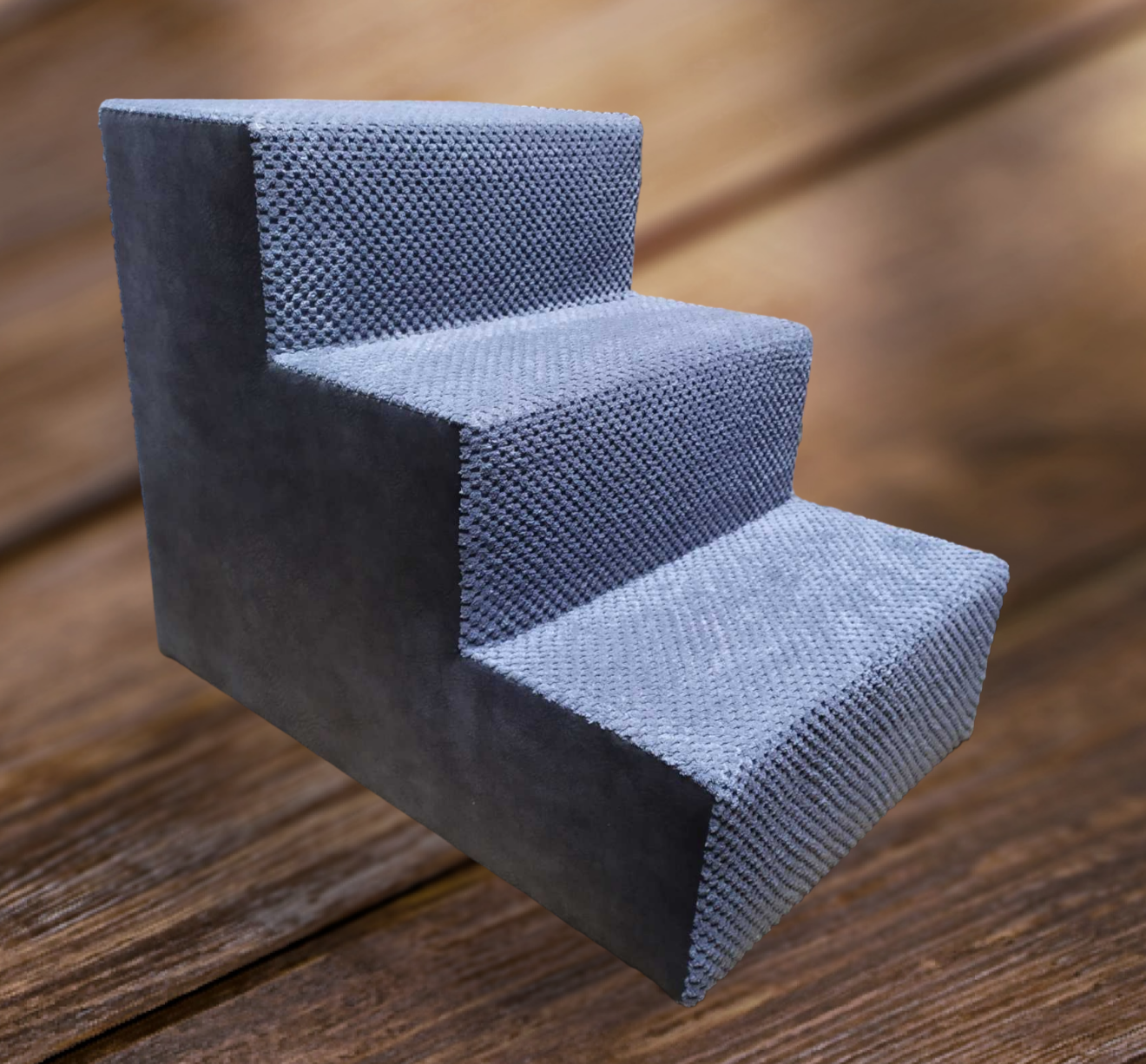 Сходинки-пандус для собачок 40х35х50 см Темно-сірий (00241) - фото 4