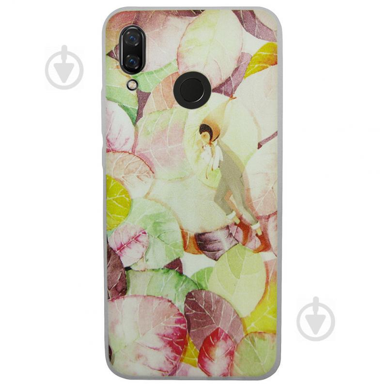 Чехол с рисунком Printed Silicone для Huawei Nova 3 Листья (hub_UcwD50395)