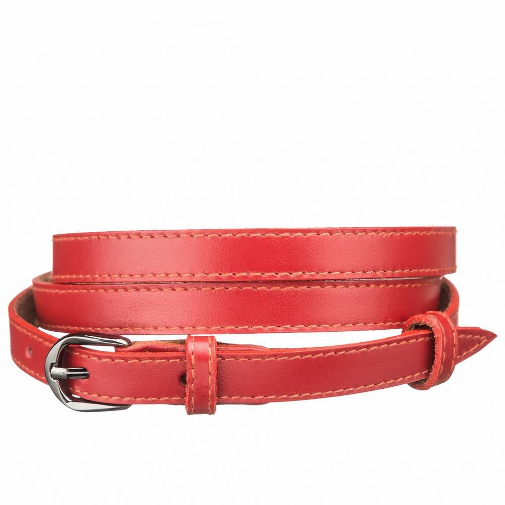 Пояс кожаный Maybik 15238 Красный