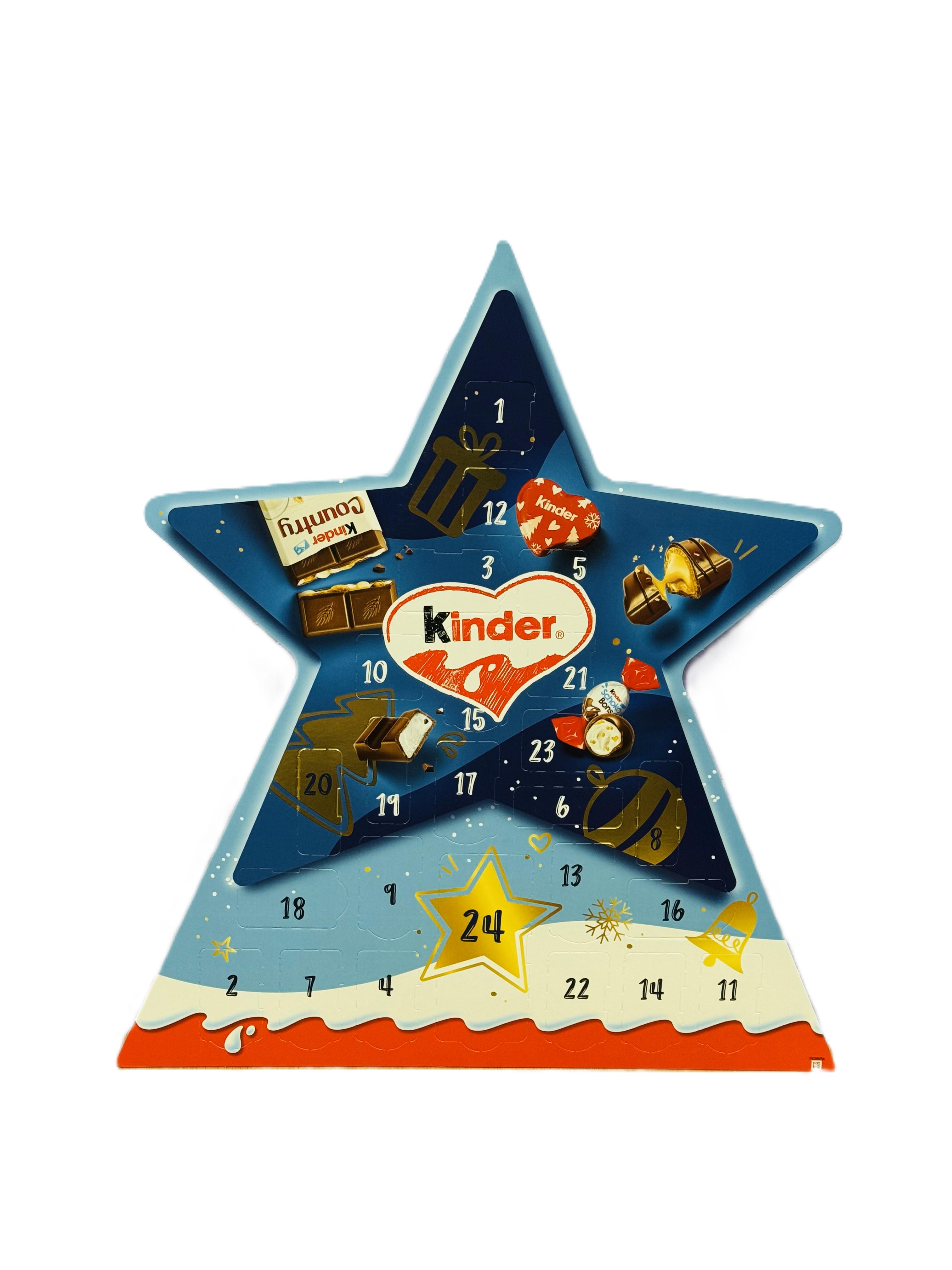 Адвент календарь новогодний Kinder Звезда 149 г (22353016)