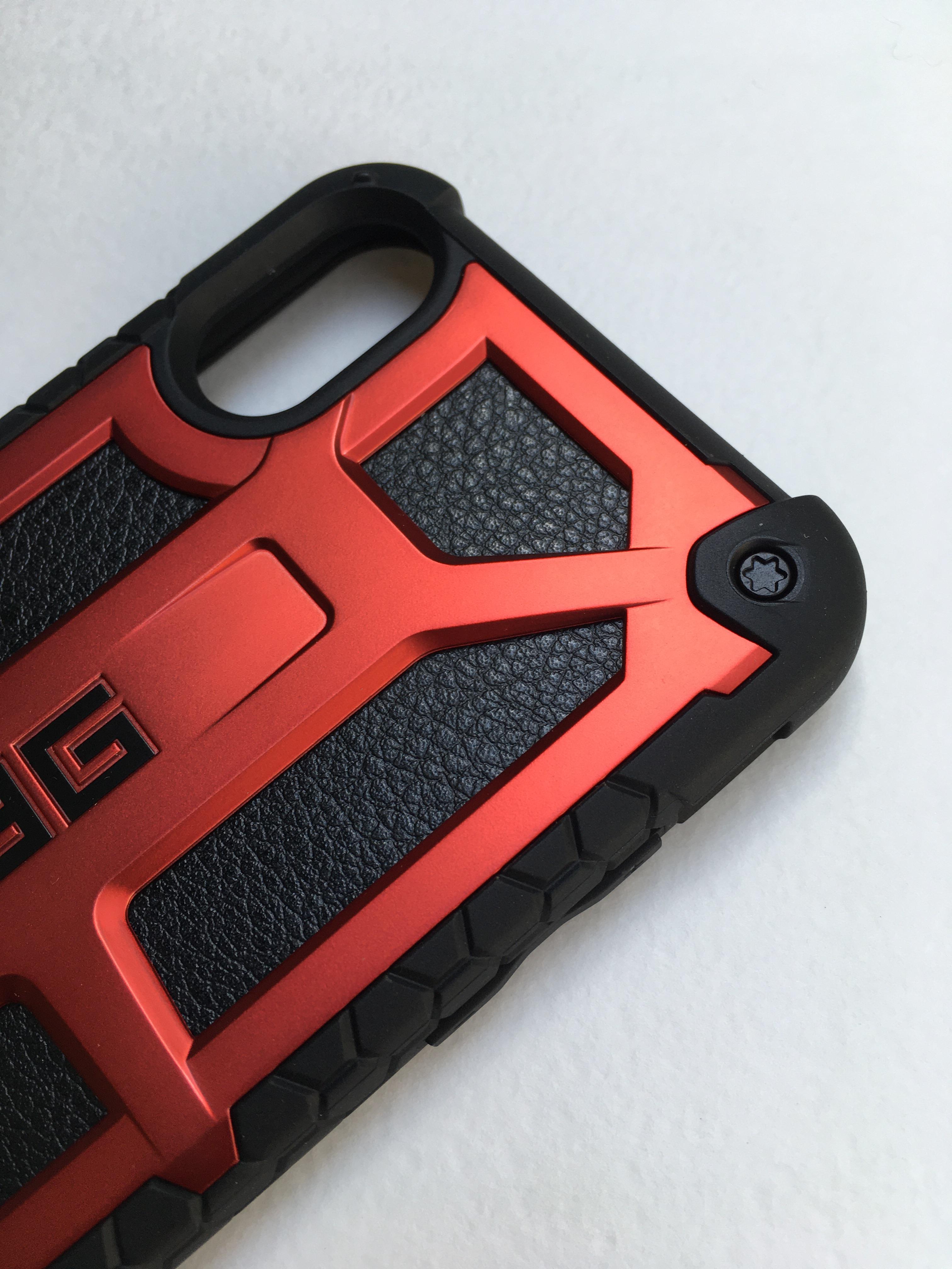 Чохол мілітарі протиударний UAG Monarch для Iphone X/XS Crimson - фото 10