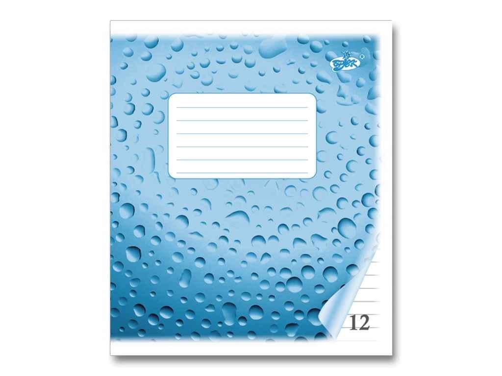 Тетрадь в линию Бріск 12 л. 25 шт. ТВ-50 16456 (935462)