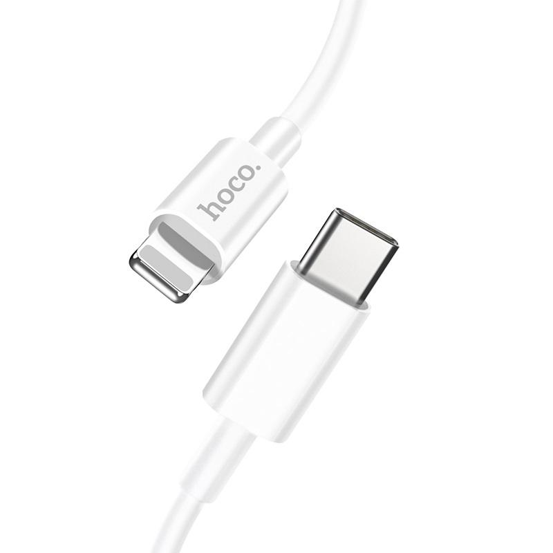 Кабель Hoco X36 Swift PD charging data cable for Lightning White