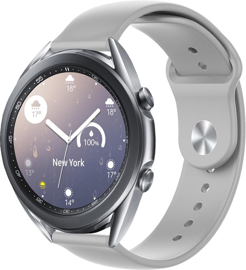 Ремешок Base для Galaxy Watch 3 41 мм Grey (18899) - фото 1 Ремешок Base для Galaxy Watch 3 41 мм Grey (18899) - фото 1