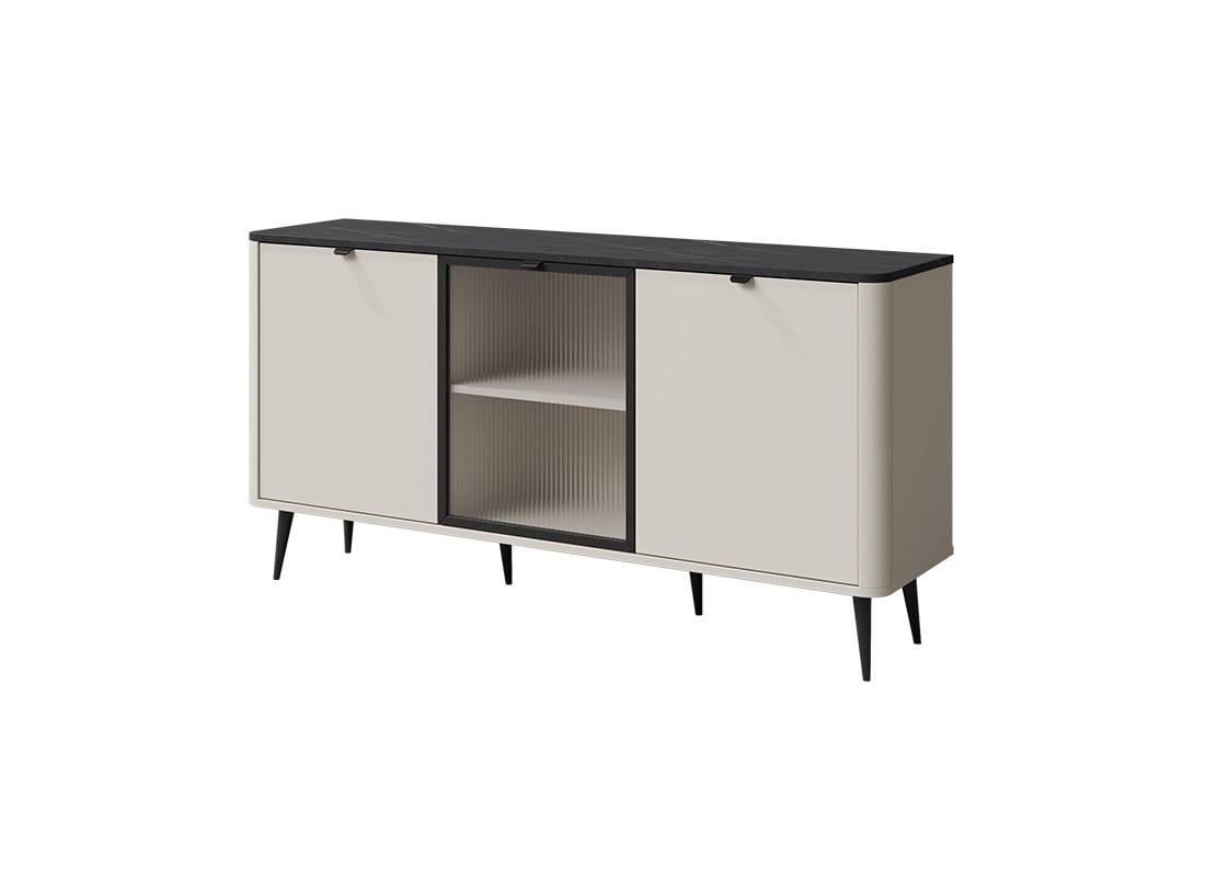 Комод-буфет Jurek MARLY REG 7 из ЛДСП Кашемир/Серый (60079) Комод-буфет Jurek MARLY REG 7 из ЛДСП Кашемир/Серый (60079)