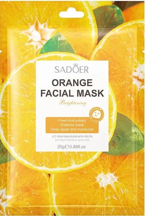 Маска для лица тканевая Sadoer Orange 25 г (18213)