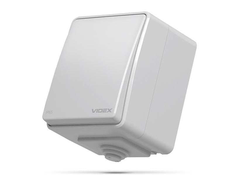 Выключатель наружный одноклавишный Videx Binera VF-BNW11-G IP65 Серый (9537) Выключатель наружный одноклавишный Videx Binera VF-BNW11-G IP65 Серый (9537)