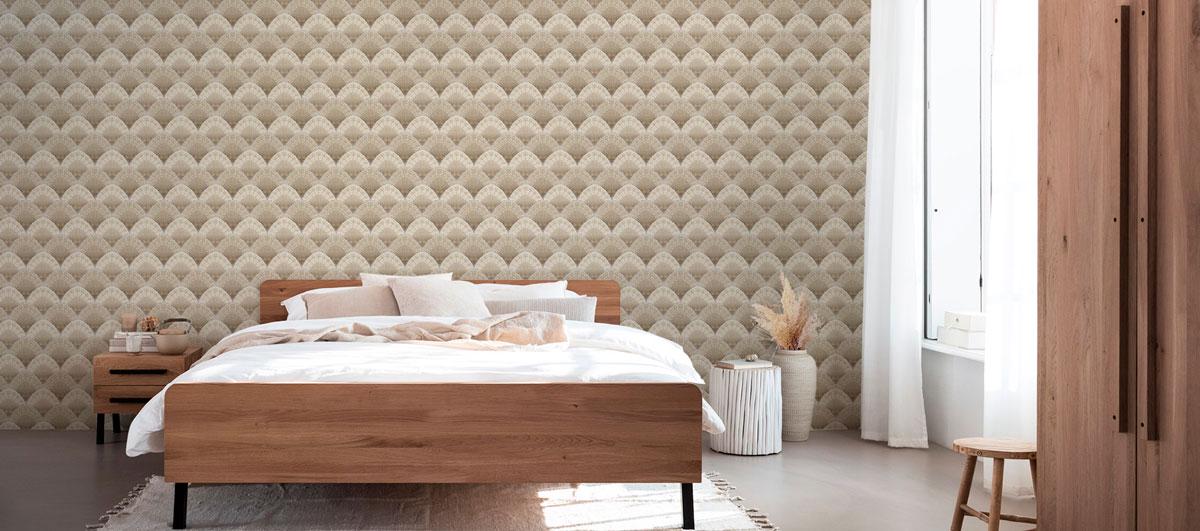 Обои бумажные акриловые V.I.P. Континент Талли Светло-бежевый (30212 G) - фото 9