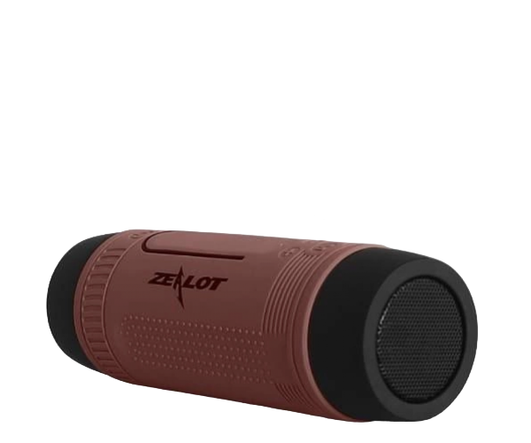 Колонка портативна Zealot S1 Bluetooth з ліхтарем Brown