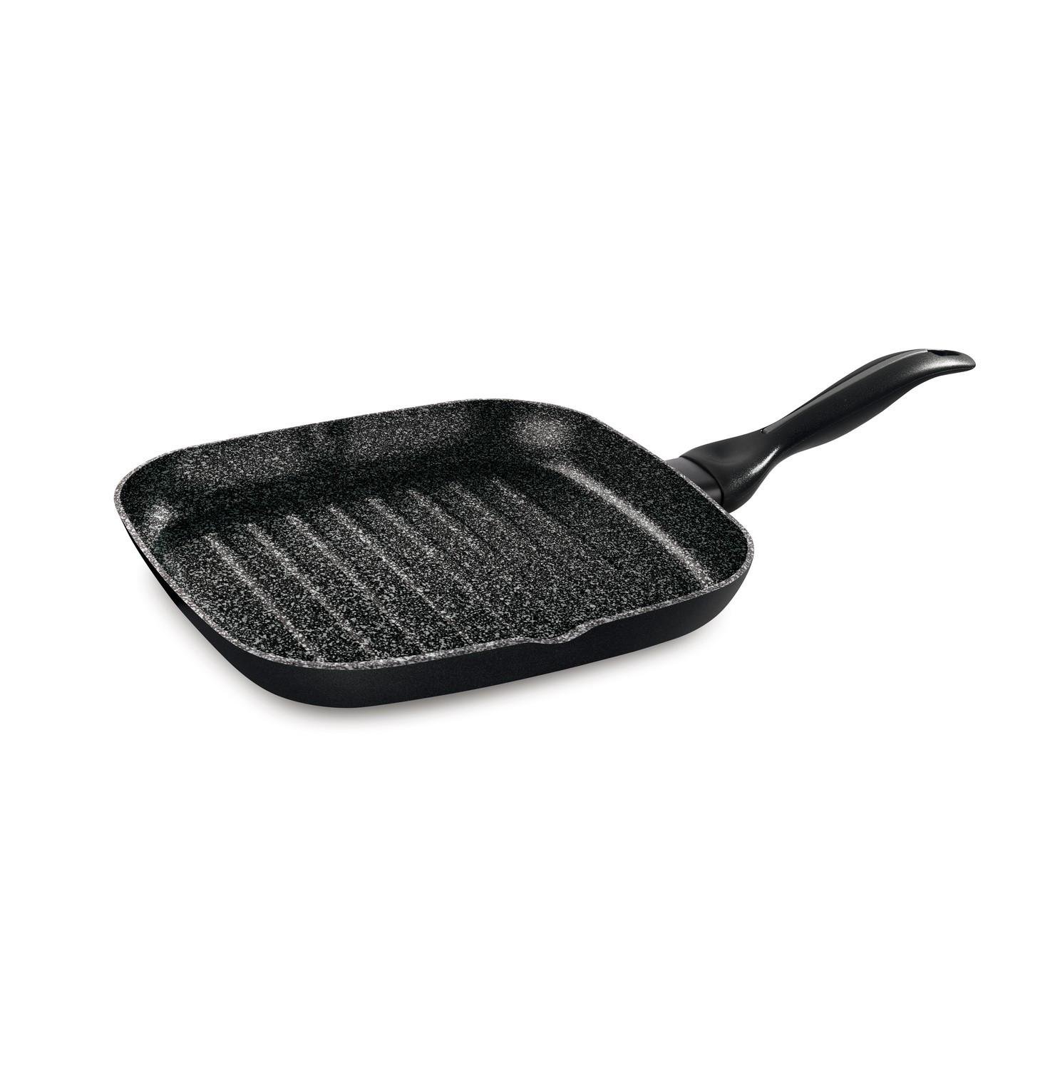 Сковородка-гриль квадратная Barazzoni Granitica Extra 28х28 см (855154028288410)