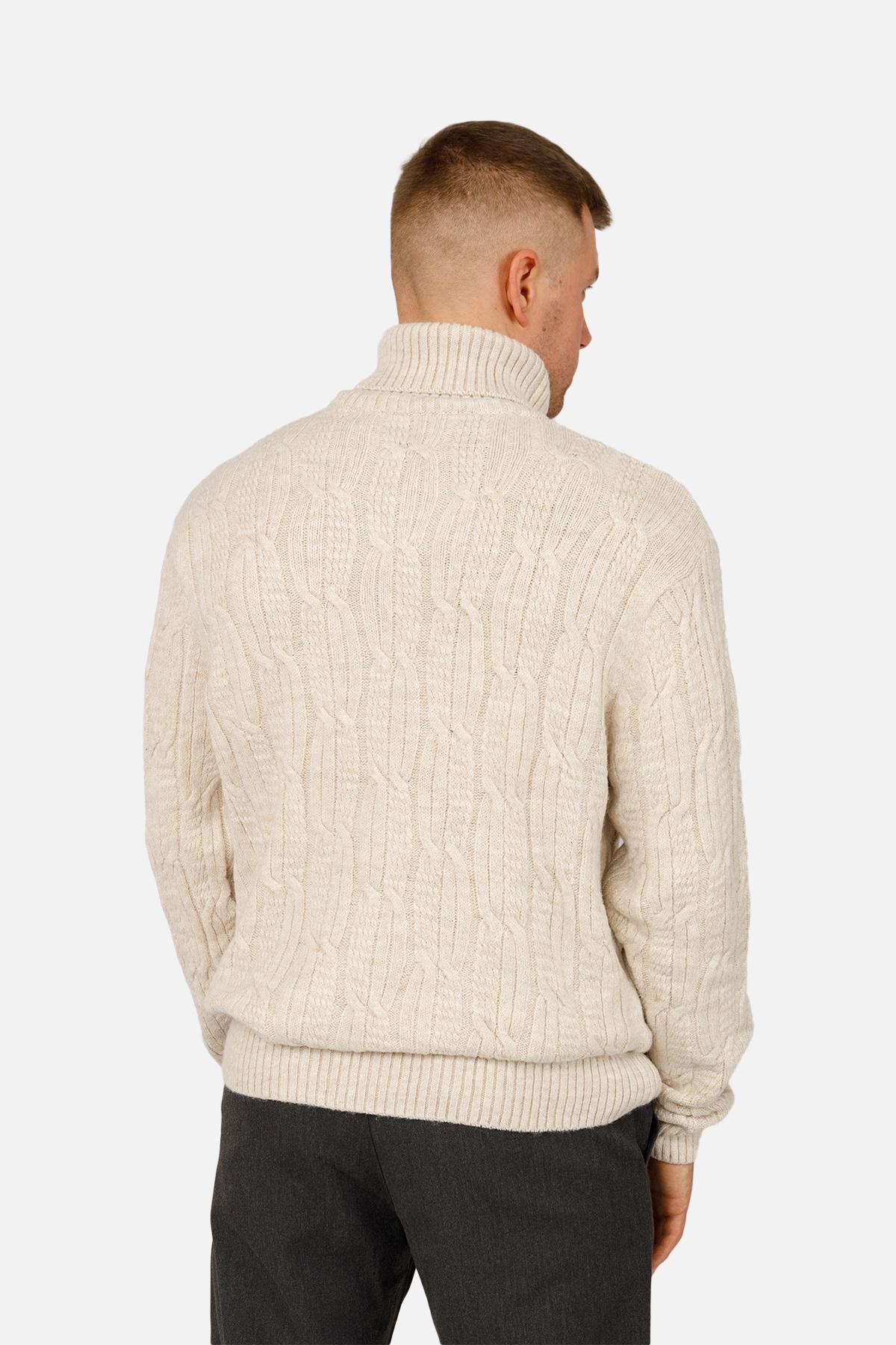 Свитер мужской ЦБ-00261947 р. 48 Молочный (SKT001025328) - фото 4