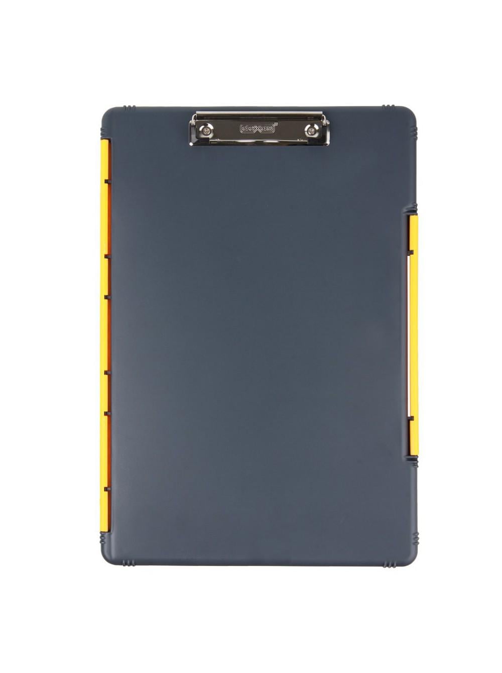 Папка-планшет Dexas Слимкейс-2 с клипсой XL Желтый