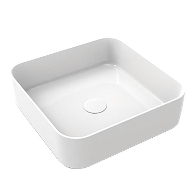 Умывальник накладной Cielo Shui Comfort SHCOLAQ40 (white) 400x400x125 мм Белый (183189)