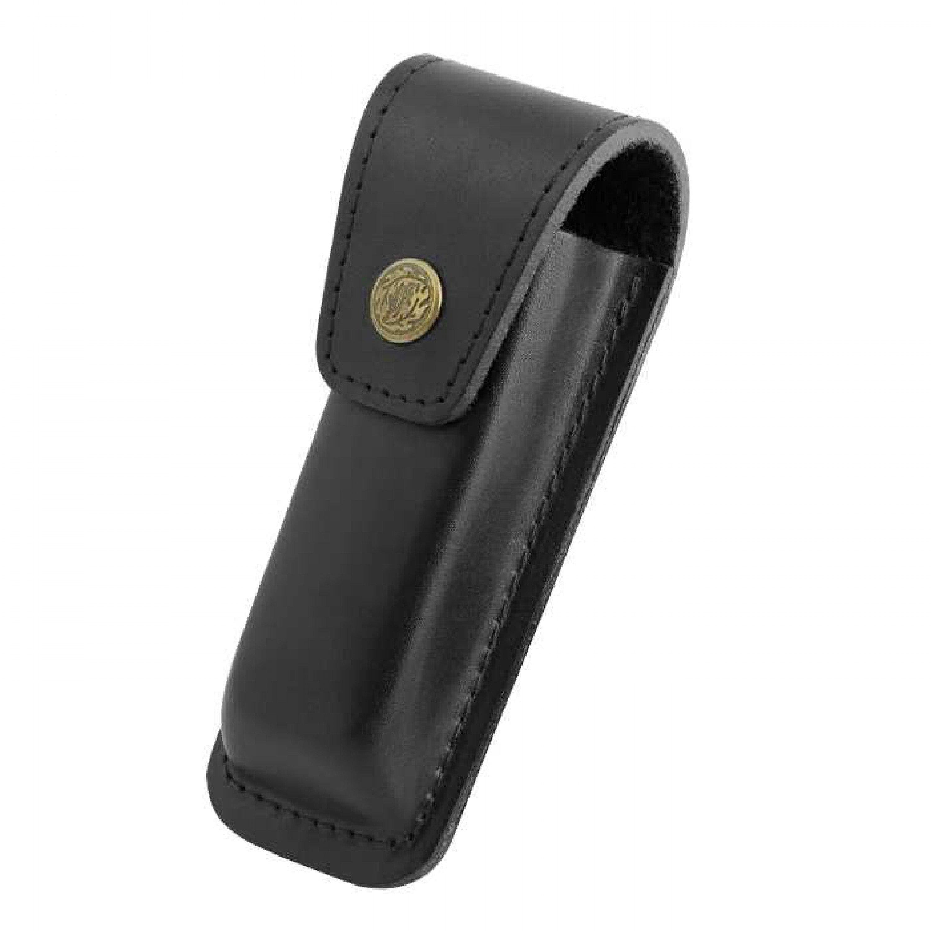 Чехол для ножа Grand Way натуральная кожа на кнопке 140х60х40 мм Черный (230GW)