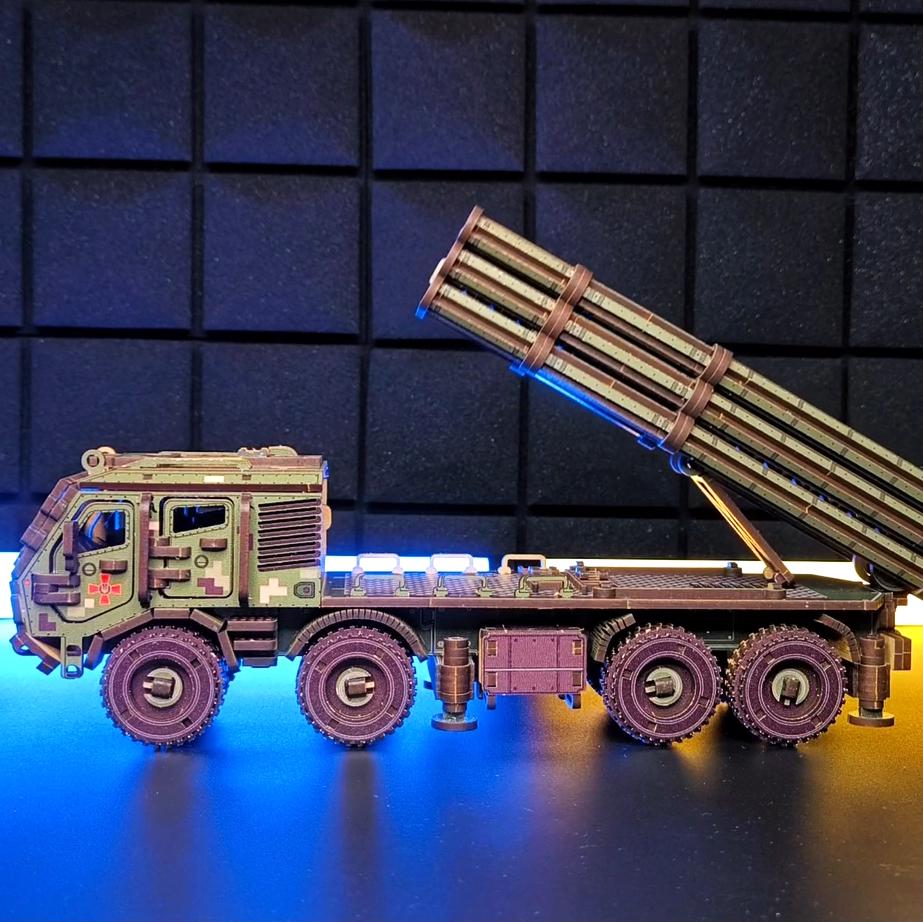 Конструктор дерев'яний THEGRAVIX РСЗВ Вільха (04181) - фото 7 Конструктор дерев'яний THEGRAVIX РСЗВ Вільха (04181) - фото 7