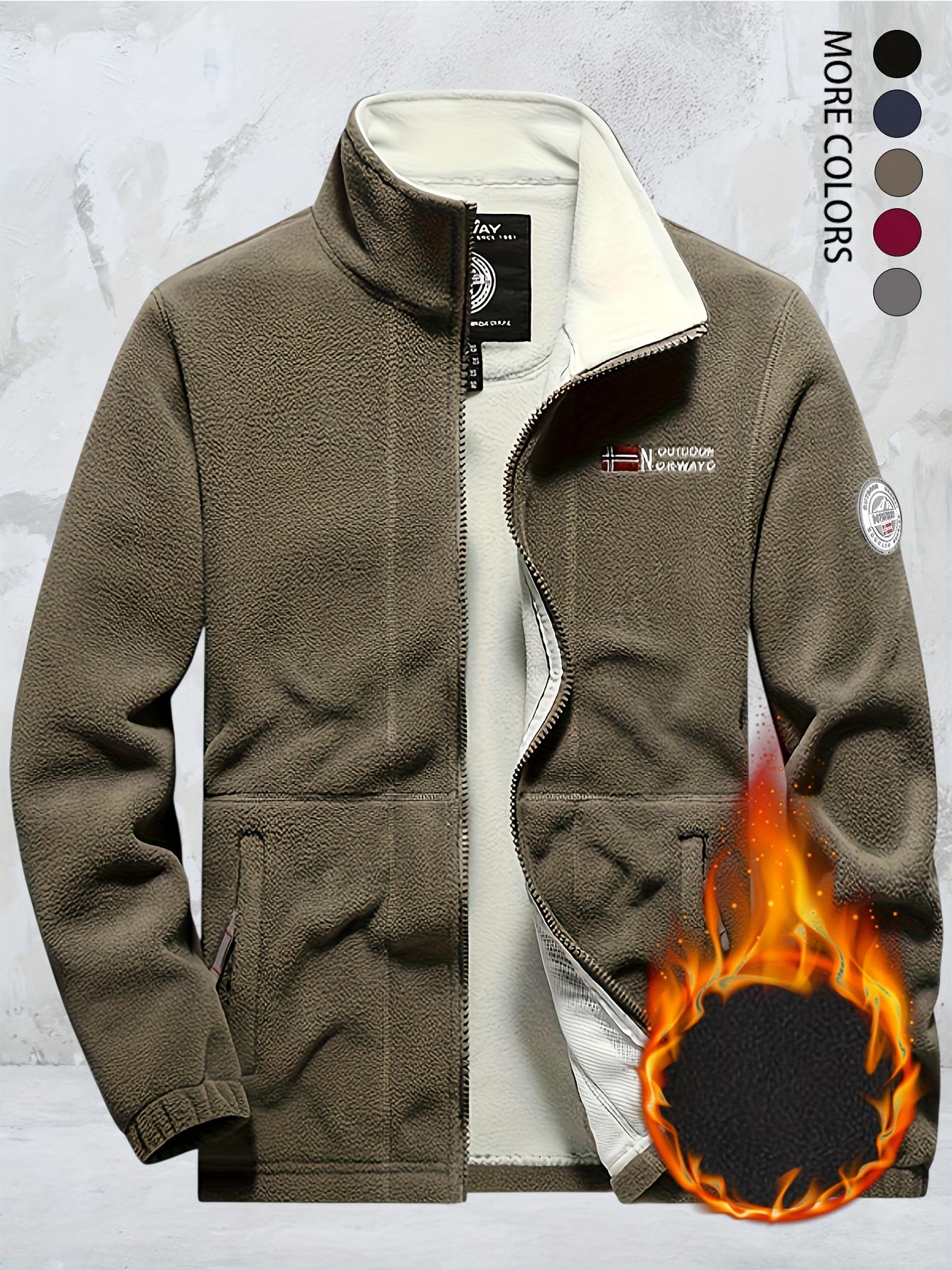 Куртка мужская теплая Knit флисовая утолщенная L Серый (23669034) - фото 9