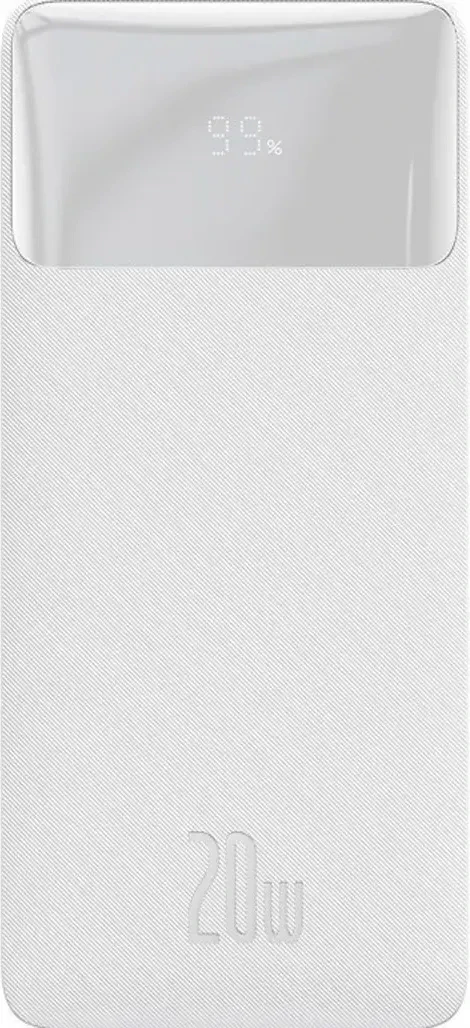 Повербанк Baseus Bipow Digital Display 30000 mAh 20 W White (PPBD050402)