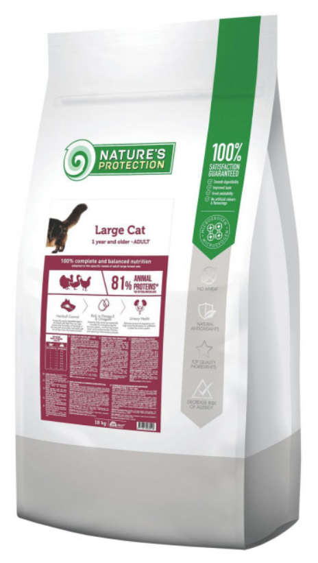 Корм сухой Nature's Protection Large cat 18 кг