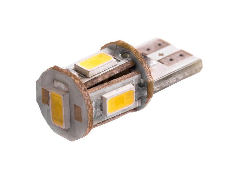 Автомобильная лампа светодиодная LEDUA T10-5630-5 SMD 12V Белый (439)