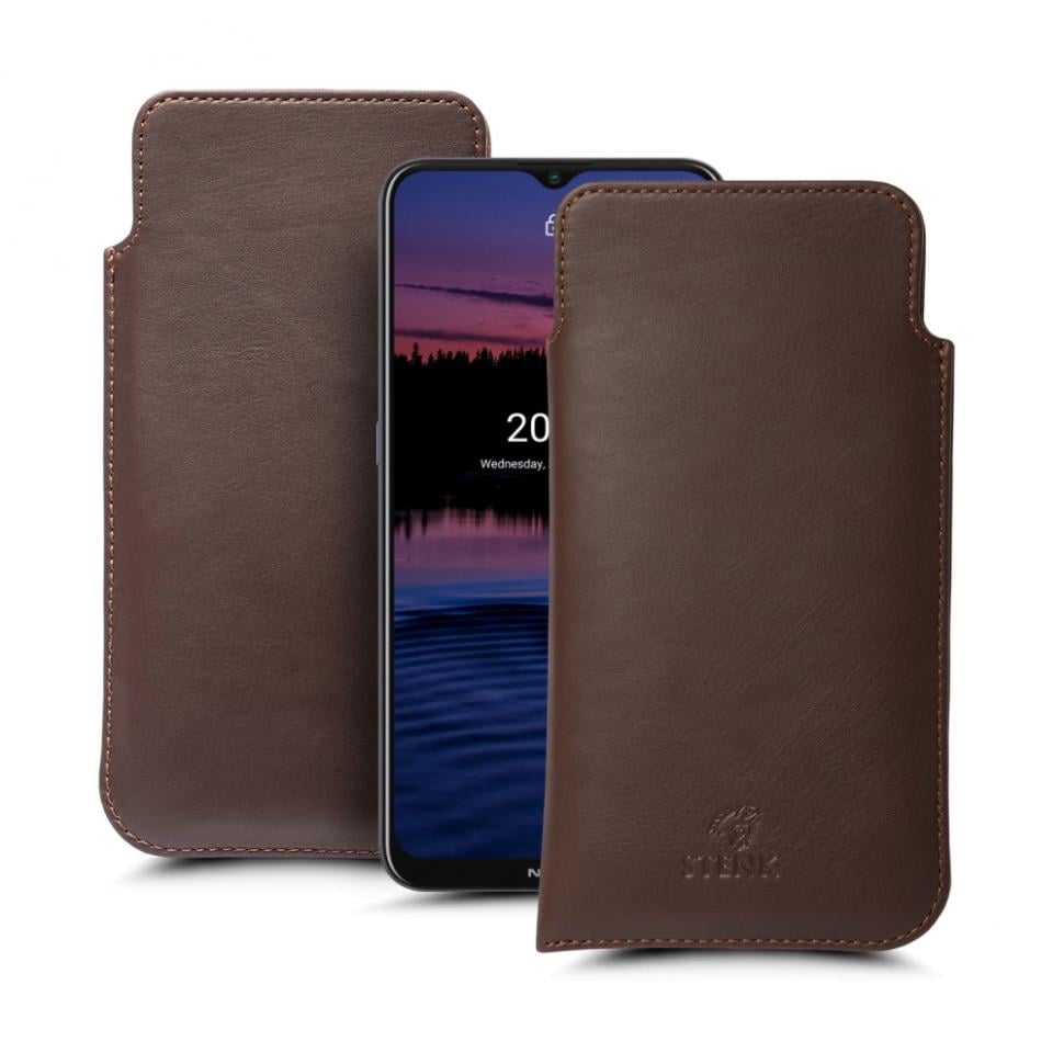 Футляр Stenk Elegance для Nokia G20 Коричневый (69704)