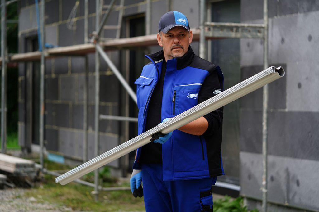 Терка по пінополістиролу Tytanx Profesional з анодованого алюмінію рашпільного типу Instar 1600 мм (1600ITP) - фото 7