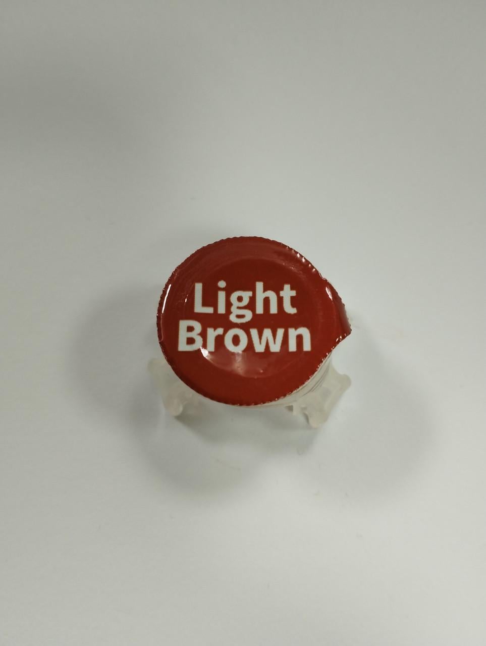 Колпачок с тату краской Intenze One Cap Tattoo Inks Light 1,8 мл Brown