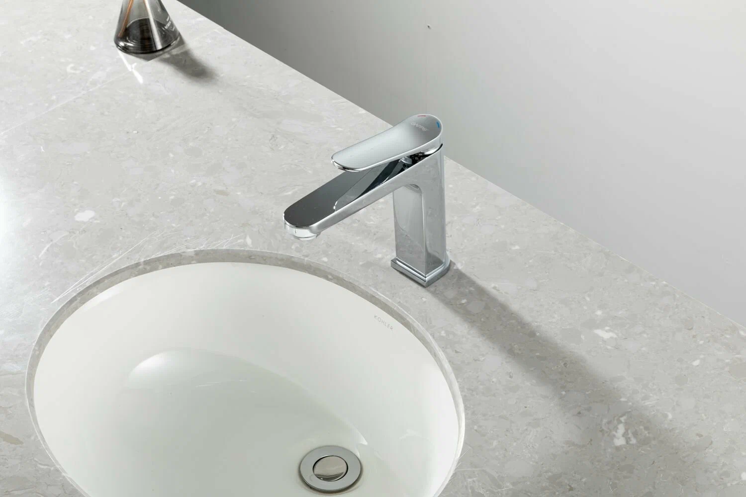 Смеситель для умывальника Gappo G1010 Хром (1055616) - фото 7