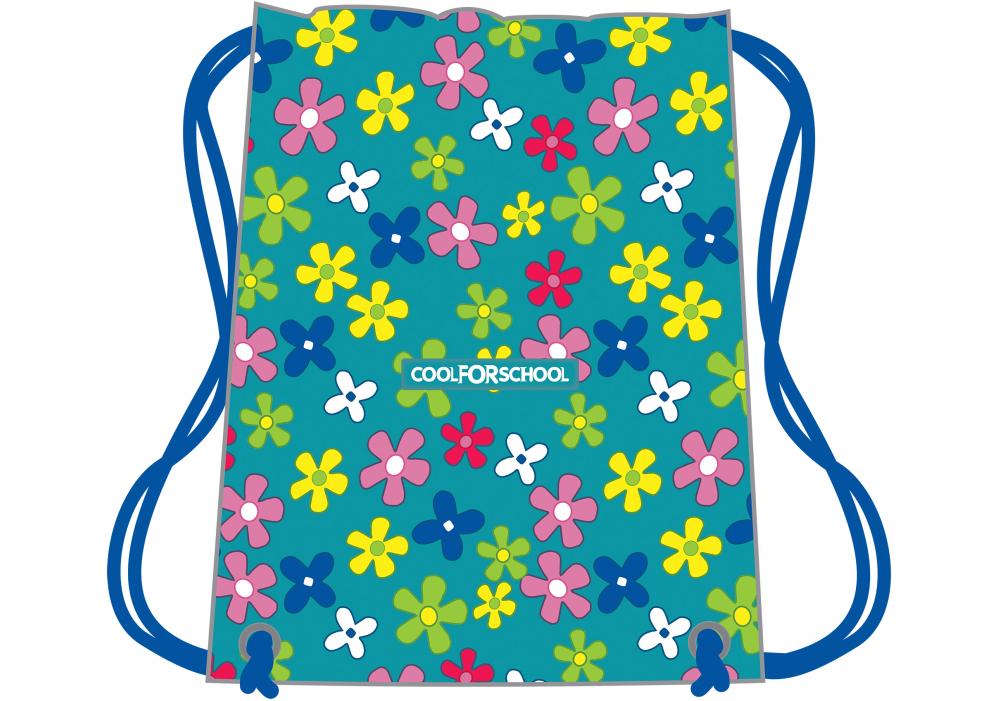 Сумка для обуви CoolForSchool Floral 41x33 см 1 отделение (CF85751)