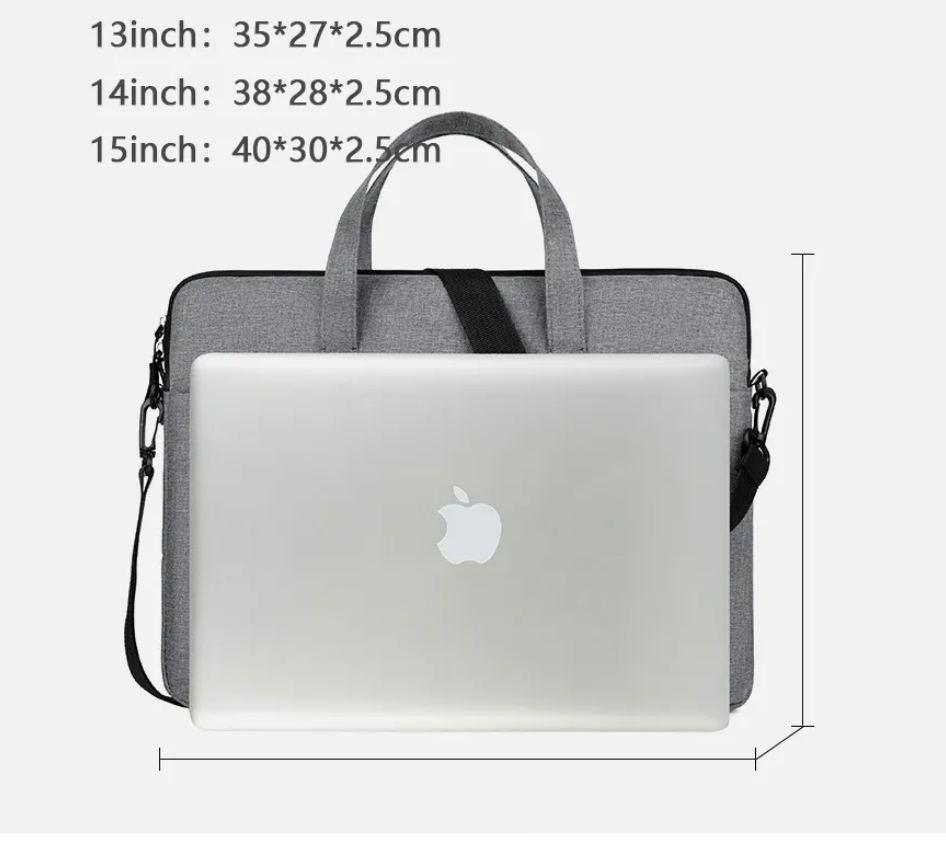 Сумка для ноутбука 14" 27х37х2,5 см Серый (11341) - фото 4 Сумка для ноутбука 14" 27х37х2,5 см Серый (11341) - фото 4