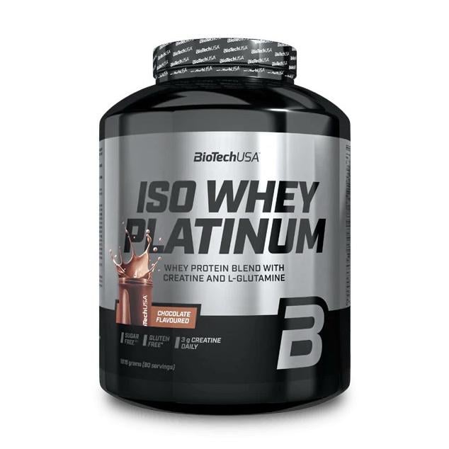 Изолят сывороточный BioTech Iso Whey Platinum 1,81 кг Шоколад