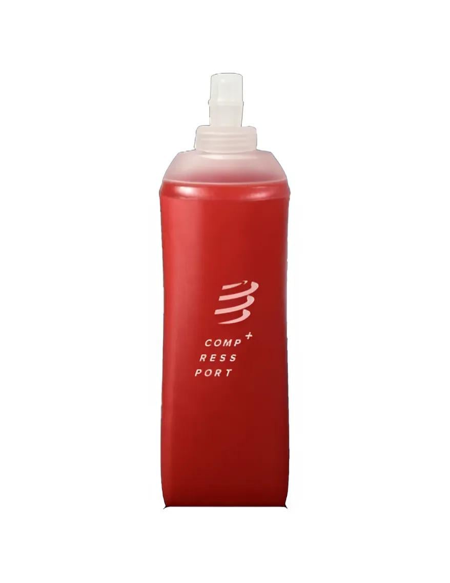 Фляга для воды Compressport ErgoFlask 2025+Tube спортивная 500 мл Red (613703)
