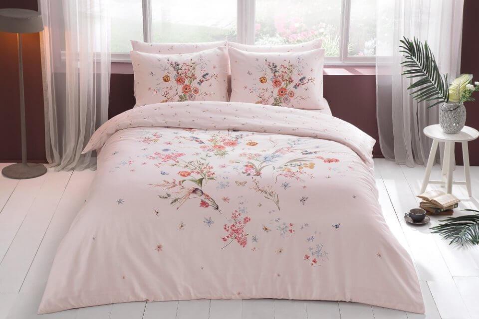 Постільна білизна Tac Martha pembe сатин євро (2000022282123)