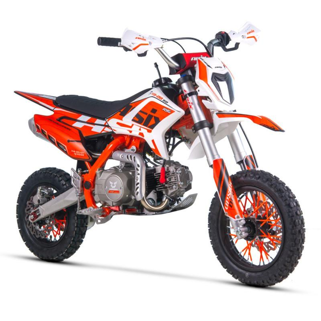 Питбайк ASIX XB-28 90СМ3 с электростартером Оранжевый (27871222)