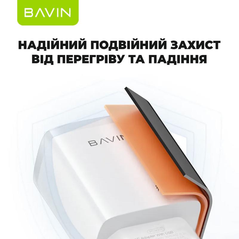 Зарядний пристрій BAVIN PC906Y 15W 3xUSB-A 5V 3.0A White (C-PC906Y-W) - фото 7