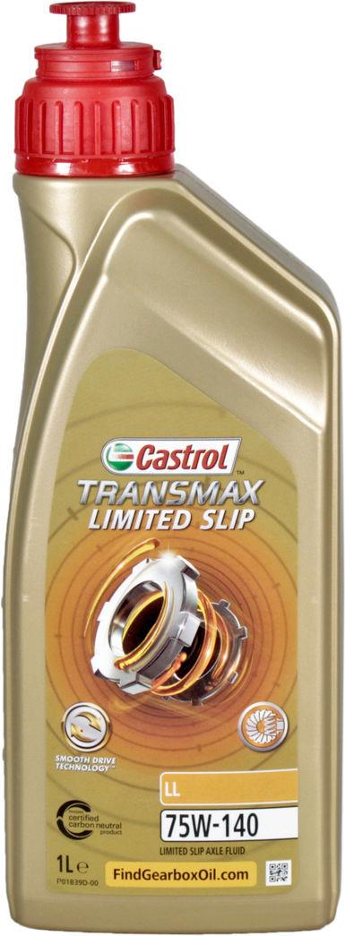 Трансмісійне мастило Castrol 75W-140 Transmax Limited Slip LL 1 л (UR-TRLSLL-12X1L)