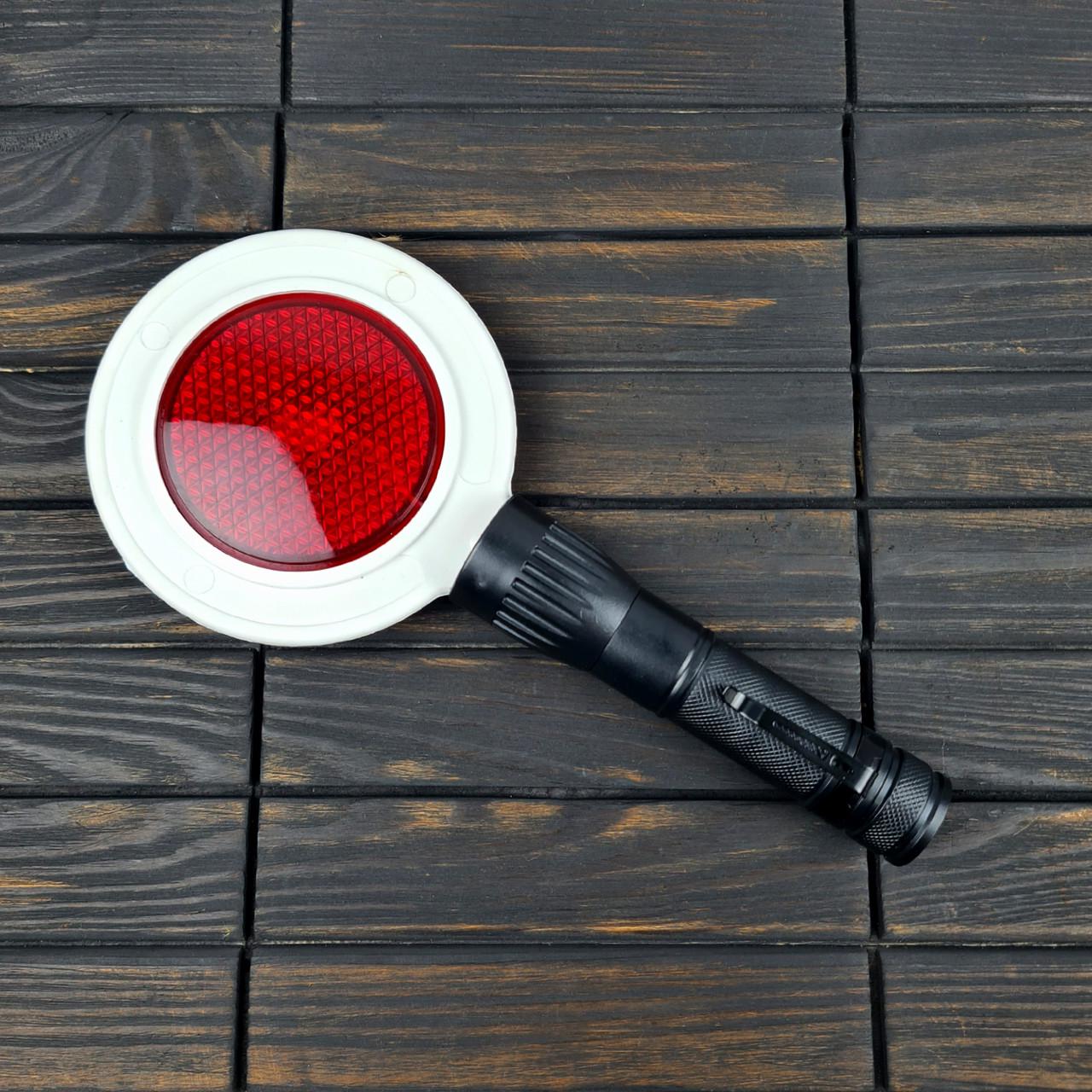 Жезл полицейский для регулирования дорожного движения с катафотом стробоскопом/фонарем 30 см (2397054674) - фото 6 Жезл полицейский для регулирования дорожного движения с катафотом стробоскопом/фонарем 30 см (2397054674) - фото 6