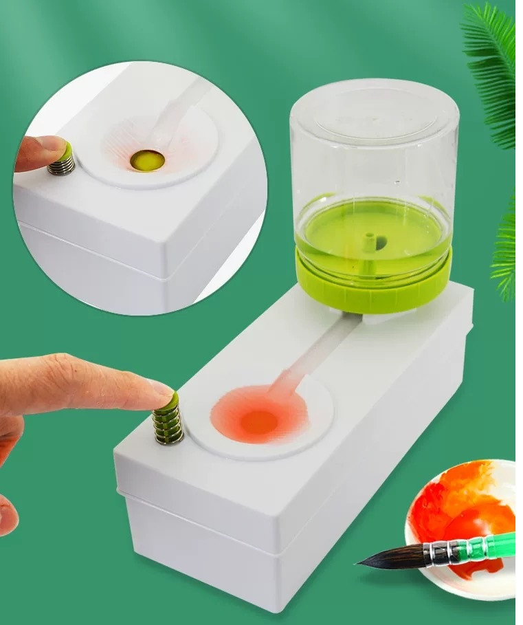 Стакан для рисования с фильтрацией и резервуаром для воды Green (000951) - фото 2 Стакан для рисования с фильтрацией и резервуаром для воды Green (000951) - фото 2