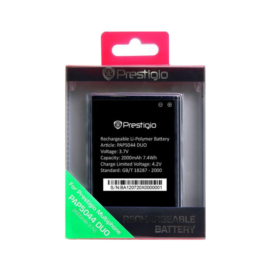 Акумулятор для телефону Prestigio Pap 4040 1500 mah (740561754)