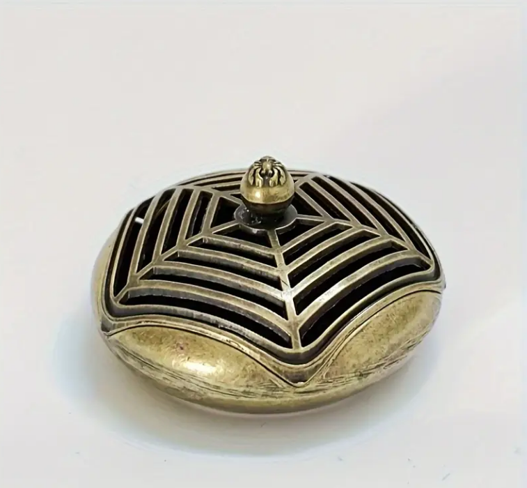 Аромалампа для благовоний Лотос металлическая 3,9х2,3 см (EG4038)