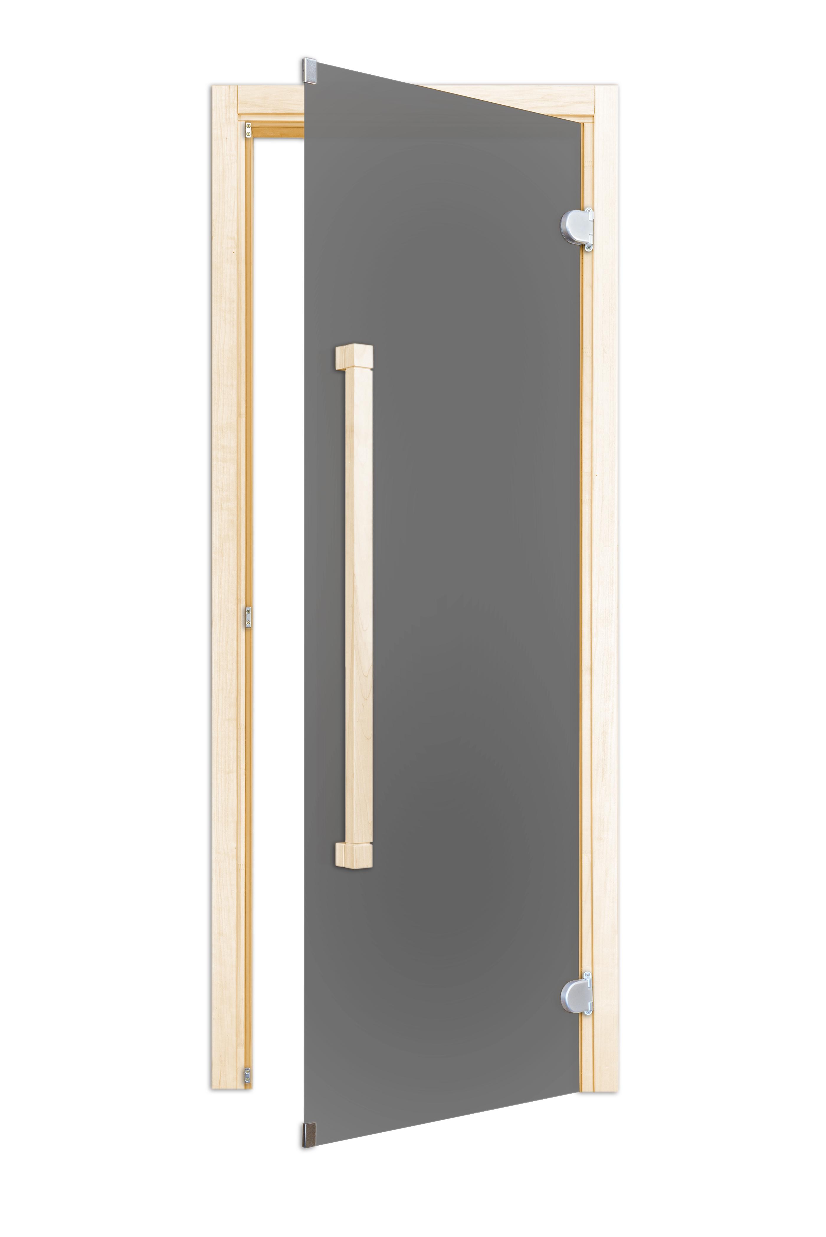 Дверь для сауны Parmaster Professional стекло 6 мм 2000x800 мм Графит матовый (568) - фото 2