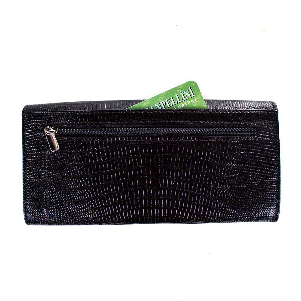 Кошелек женский кожаный CANPELLINI 4265 Черный - фото 6 Кошелек женский кожаный CANPELLINI 4265 Черный - фото 6