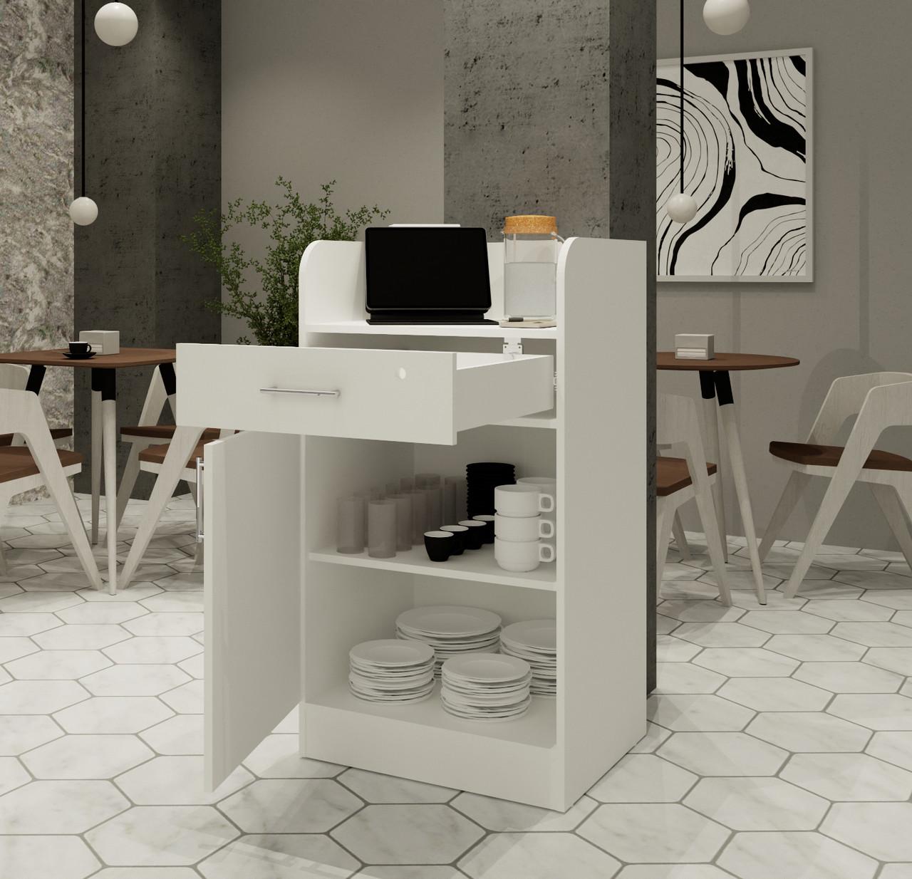 Тумба в кафе Белый (26437456) - фото 3 Тумба в кафе Белый (26437456) - фото 3