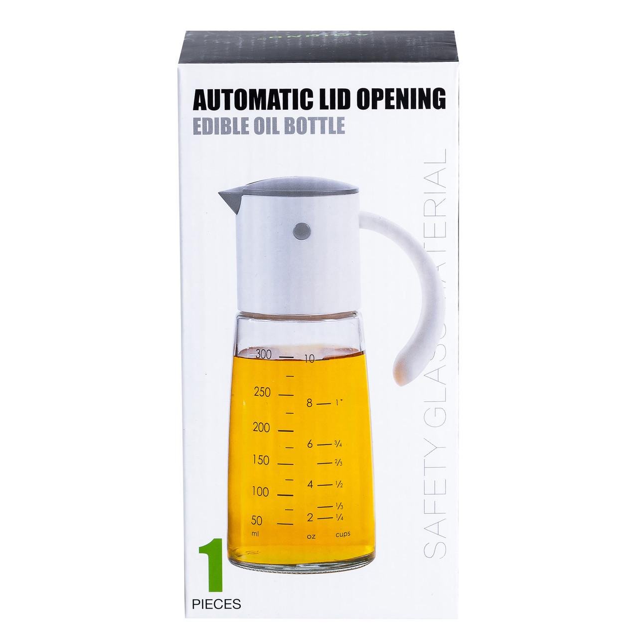 Пляшка дозатор для олії та оцту з носиком і мірною шкалою 300 мл Сірий (HP16297W) - фото 4 Пляшка дозатор для олії та оцту з носиком і мірною шкалою 300 мл Сірий (HP16297W) - фото 4